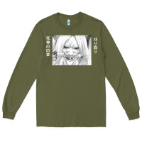 Army Green reaper death Long Sleeve Tee - artisFamous