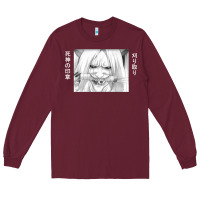 Burgundy reaper death Long Sleeve Tee - artisFamous