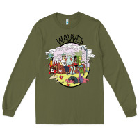 Army Green wavves Long Sleeve Tee - artisFamous