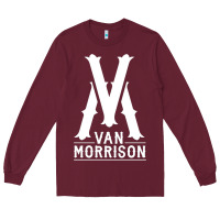 Burgundy Van Morrison Music Long Sleeve Tee - artisFamous