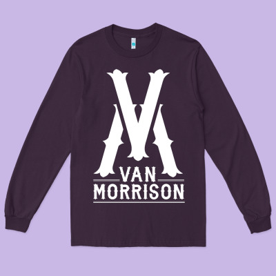 Van Morrison Music Long Sleeve Tee Designed By Artisfamous