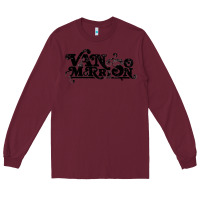 Burgundy Van Morrison Music Long Sleeve Tee - artisFamous