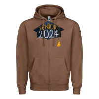 Chestnut senior 2024 graduation Zipper Hoodie - RanaPortraitStore