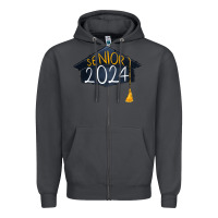 Smoke senior 2024 graduation Zipper Hoodie - RanaPortraitStore