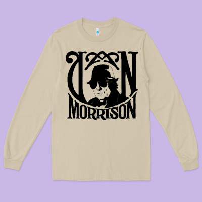 Van Morrison Music Long Sleeve Tee Designed By Artisfamous