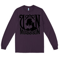 Plum Van Morrison Music Long Sleeve Tee - artisFamous