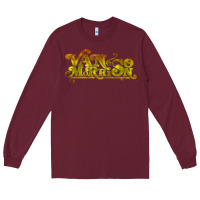 Burgundy Van Morrison Music Long Sleeve Tee - artisFamous
