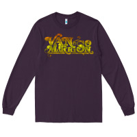 Plum Van Morrison Music Long Sleeve Tee - artisFamous