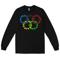 Black winter olympics Long Sleeve Tee - artisFamous