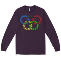 Plum winter olympics Long Sleeve Tee - artisFamous