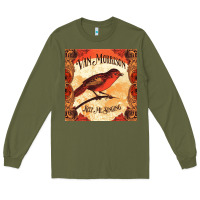 Army Green Van Morrison Music Long Sleeve Tee - artisFamous