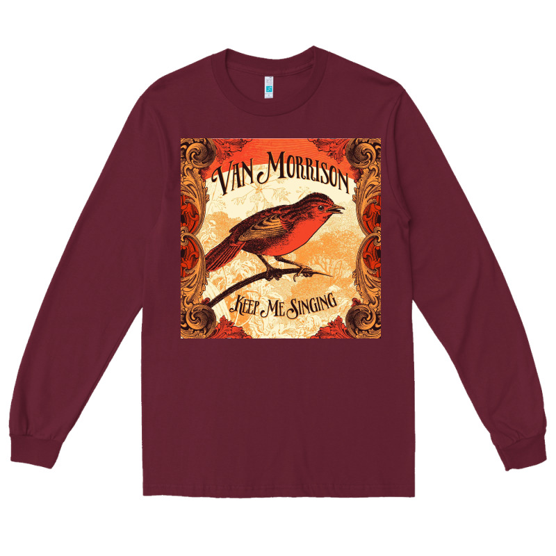 Van Morrison Music Long Sleeve Tee by artisFamous | Teevron