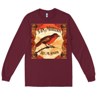 Burgundy Van Morrison Music Long Sleeve Tee - artisFamous