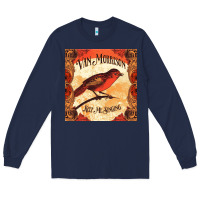 Navy Van Morrison Music Long Sleeve Tee - artisFamous