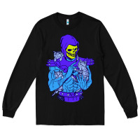 Black skeletor's cat premium scoop csic las Long Sleeve Tee - artisFamous