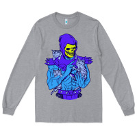 Heather Grey skeletor's cat premium scoop csic las Long Sleeve Tee - artisFamous