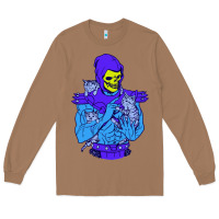 Toasted Coconut skeletor's cat premium scoop csic las Long Sleeve Tee - artisFamous