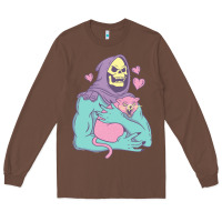 Chestnut skeletor's cat premium scoop classic Long Sleeve Tee - artisFamous