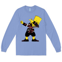 Colony Blue dabbing bart Long Sleeve Tee - artisFamous