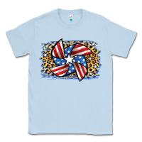 Dusty Blue 4th of July Pinwheel Classic Tee - Jasminsmagicworld