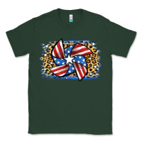 Sports Green 4th of July Pinwheel Classic Tee - Jasminsmagicworld