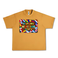 Peanut Butter hispanic heritage flags Urban Heavy Tee - BundleAndBundleShop