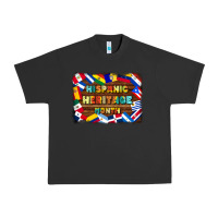 Hispanic Heritage Flags Urban Heavy Tee | Teevron