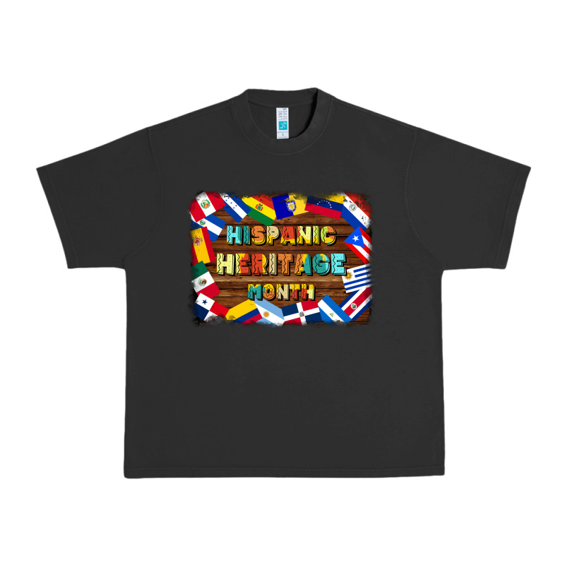 Hispanic Heritage Flags Urban Heavy Tee by BundleAndBundleShop | Teevron