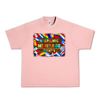 Salmon hispanic heritage flags Urban Heavy Tee - BundleAndBundleShop