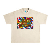 Sandshell hispanic heritage flags Urban Heavy Tee - BundleAndBundleShop
