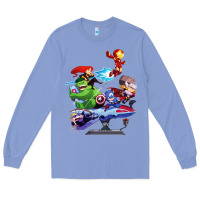 Colony Blue superheroes Long Sleeve Tee - artisFamous