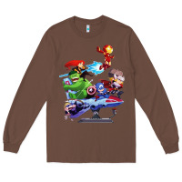Chestnut superheroes Long Sleeve Tee - artisFamous