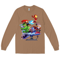 Toasted Coconut superheroes Long Sleeve Tee - artisFamous