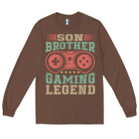 Chestnut SON BROTHER GAMING LEGEND Long Sleeve Tee - artisFamous