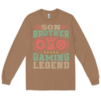 Toasted Coconut SON BROTHER GAMING LEGEND Long Sleeve Tee - artisFamous