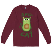 Burgundy avocat Long Sleeve Tee - artisFamous