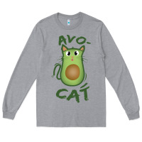 Heather Grey avocat Long Sleeve Tee - artisFamous