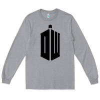 Heather Grey dr who tshirt Long Sleeve Tee - artisFamous