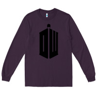 Plum dr who tshirt Long Sleeve Tee - artisFamous