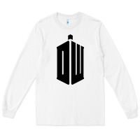 White dr who tshirt Long Sleeve Tee - artisFamous