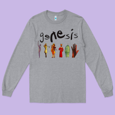 Genesis New Long Sleeve Tee Designed By Artisfamous