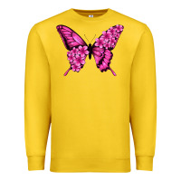 Lemon floral pink butterfly Premium Sweatshirt - Jasminsmagicworld