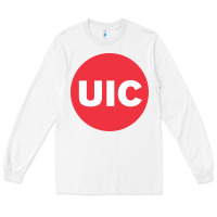 White UIC College Long Sleeve Tee - artisFamous
