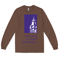 Chestnut Western Illinois College Long Sleeve Tee - artisFamous
