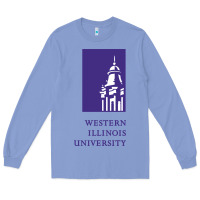 Colony Blue Western Illinois College Long Sleeve Tee - artisFamous