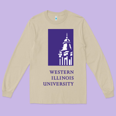 Western Illinois College Long Sleeve Tee Designed By Artisfamous