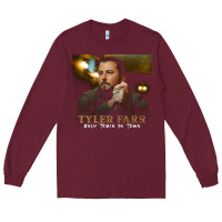 Burgundy tyler farr Long Sleeve Tee - artisFamous
