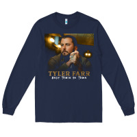 Navy tyler farr Long Sleeve Tee - artisFamous