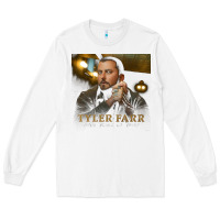 White tyler farr Long Sleeve Tee - artisFamous