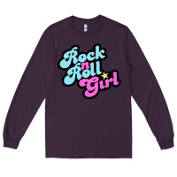 Plum rock n roll girl Long Sleeve Tee - artisFamous
